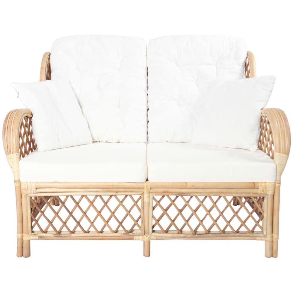 Divano a 2 Posti in Rattan 125 x 80 x 90 cm - Foto 2
