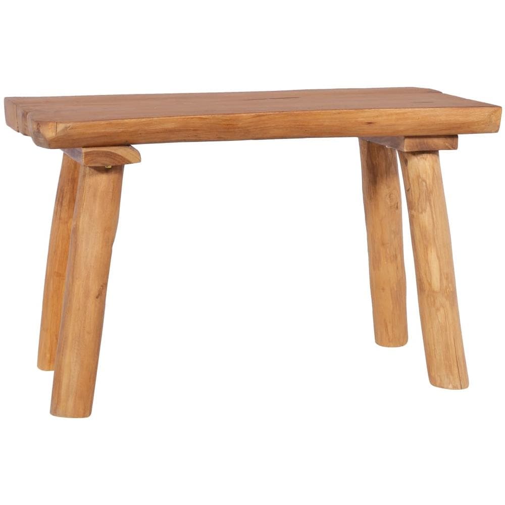 Panchina Da Giardino 80 Cm In Legno Massello Di Teak - Foto 1