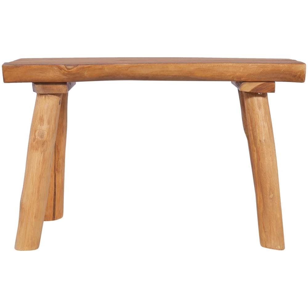 Panchina Da Giardino 80 Cm In Legno Massello Di Teak - Foto 2