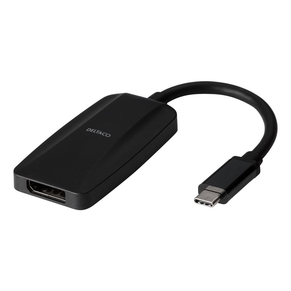 Usb-c - Adattatore Dp, Usb-c Ha, Dp Ho, 7680x4320 30hz, Nero - Foto 1