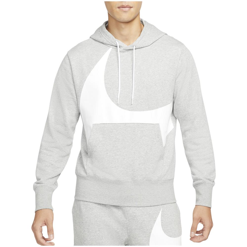 Felpa Da Uomo Con Cappuccio Swoosh Grigia Taglia M Cod Dh1027-063 - Foto 1