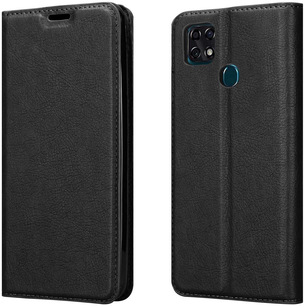 Custodia Compatibile Con Zte Blade 10 Smart In Nero Di Notte - Coperchio Protettiva Con Chiusura Magnetica, Funzione Stand E Tasca Per Le Carte - Foto 8