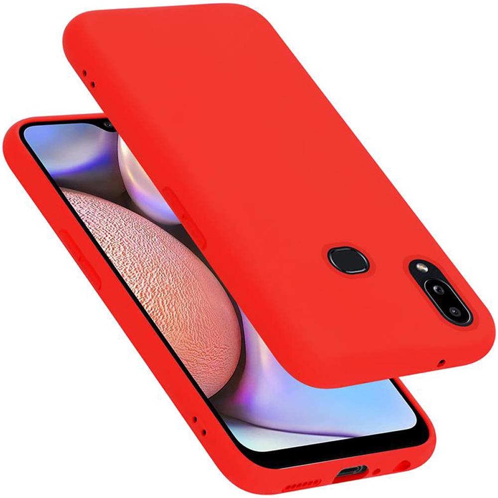 Custodia Compatibile Con Samsung Galaxy A10s In Liquid Rosso - Coperchio Protettivo In Silicone Tpu Flessibile - Foto 1