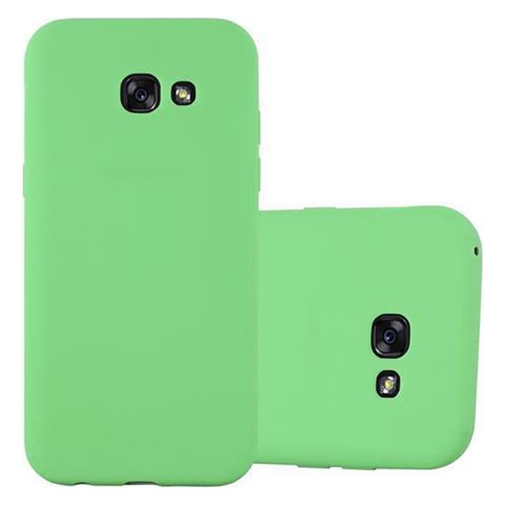 Custodia Compatibile Con Samsung Galaxy A5 2017 In Candy Pastello Verde - Coperchio Protettivo In Silicone Tpu Flessibile - Foto 1