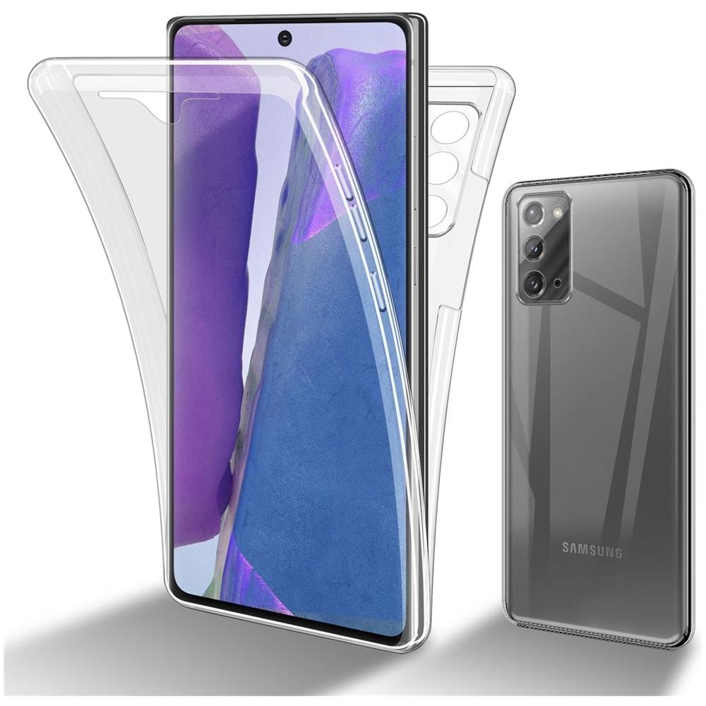 Custodia Compatibile Con Samsung Galaxy Note 20 In Transparente - 360° Full Body Copertura Protettiva - Protezione Anteriore E Posteriore, Protezione A Tutto Tondo Con Protezione Del Display - Foto 1