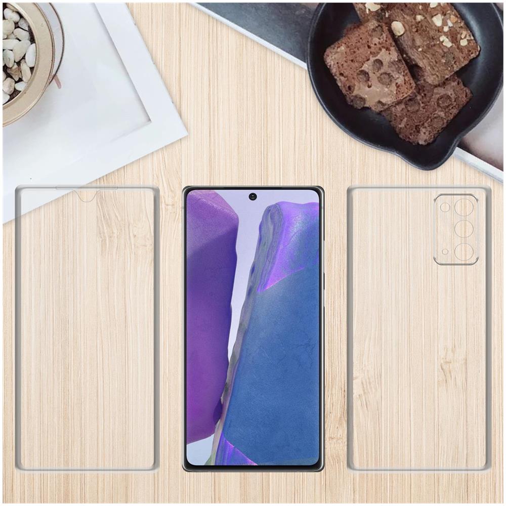 Custodia Compatibile Con Samsung Galaxy Note 20 In Transparente - 360° Full Body Copertura Protettiva - Protezione Anteriore E Posteriore, Protezione A Tutto Tondo Con Protezione Del Display - Foto 7