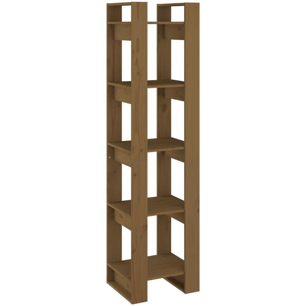 Libreria / divisorio Miele 41x35x160 Cm In Legno Massello Di Pino - Foto 2