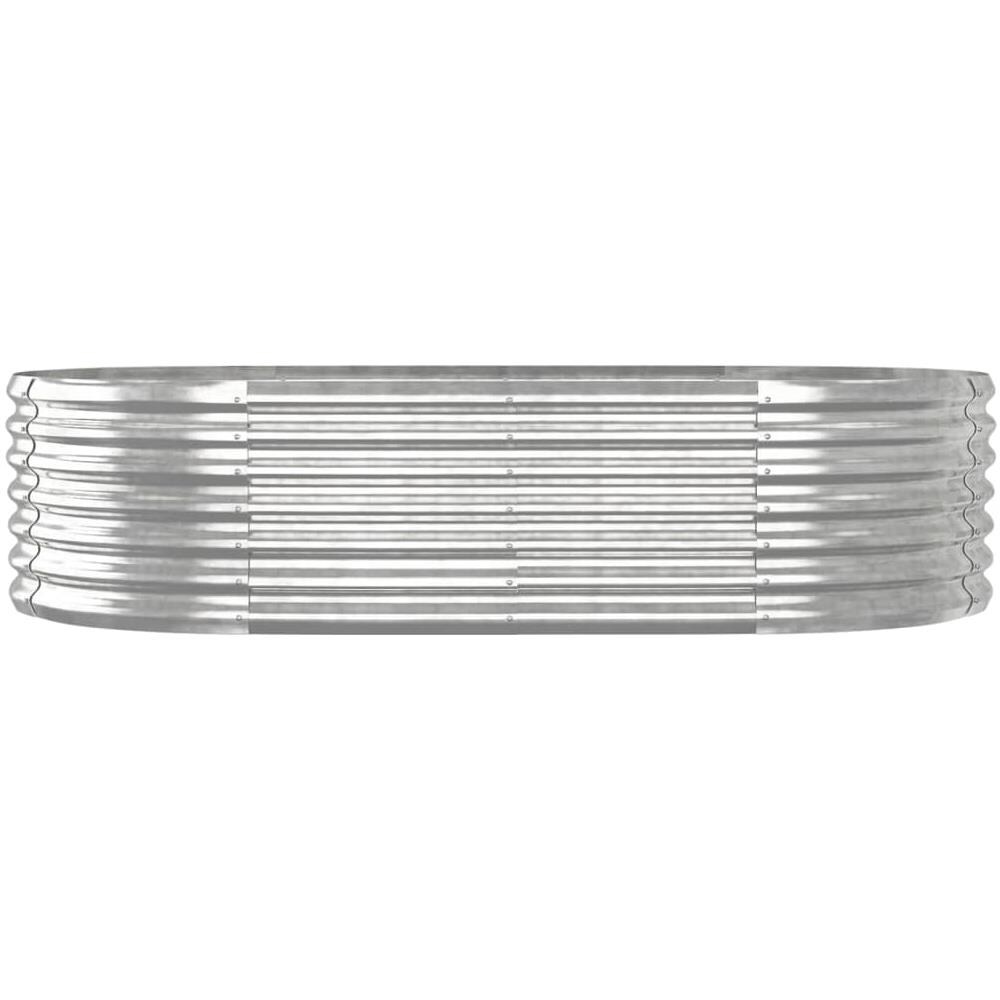 Letto Giardino Acciaio Verniciato a Polvere 152x80x36cm Argento - Foto 2