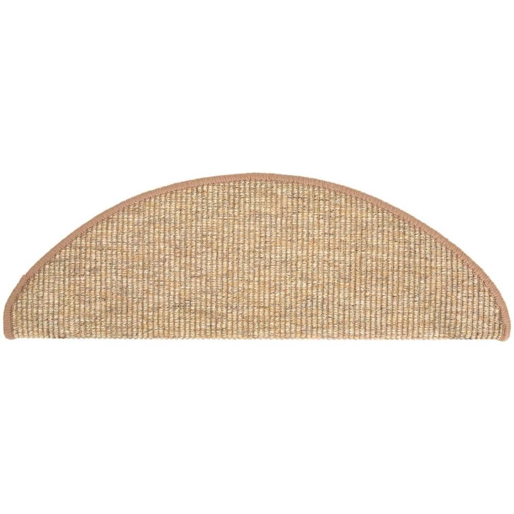 Tappetini Autoadesivi per Scale 15 pz Marrone Chiaro 65x21x4 cm - Foto 2