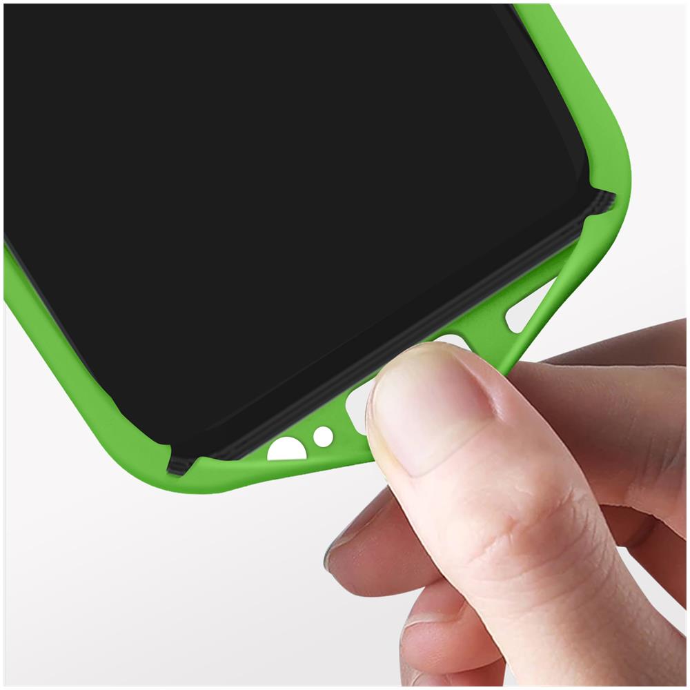 Cover Per Samsung A14 5g E 4g Semirigida Finitura Soft-touch, Fast Cover Verde - Foto 2
