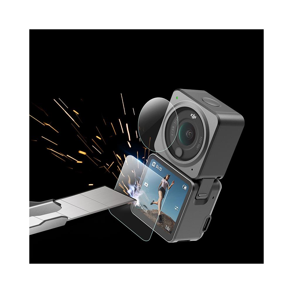 Pellicola Protettiva Per Schermo In Vetro Temperato Antideflagrante Per Dji Action 2 Transparent - Foto 6