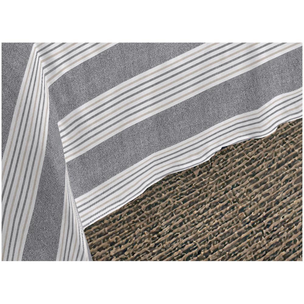 Sacco Copripiumino Piumone Letto In 100% Cotone Made Italy Vari Disegni Rp 1 Piazza Righine Grigio - Foto 5