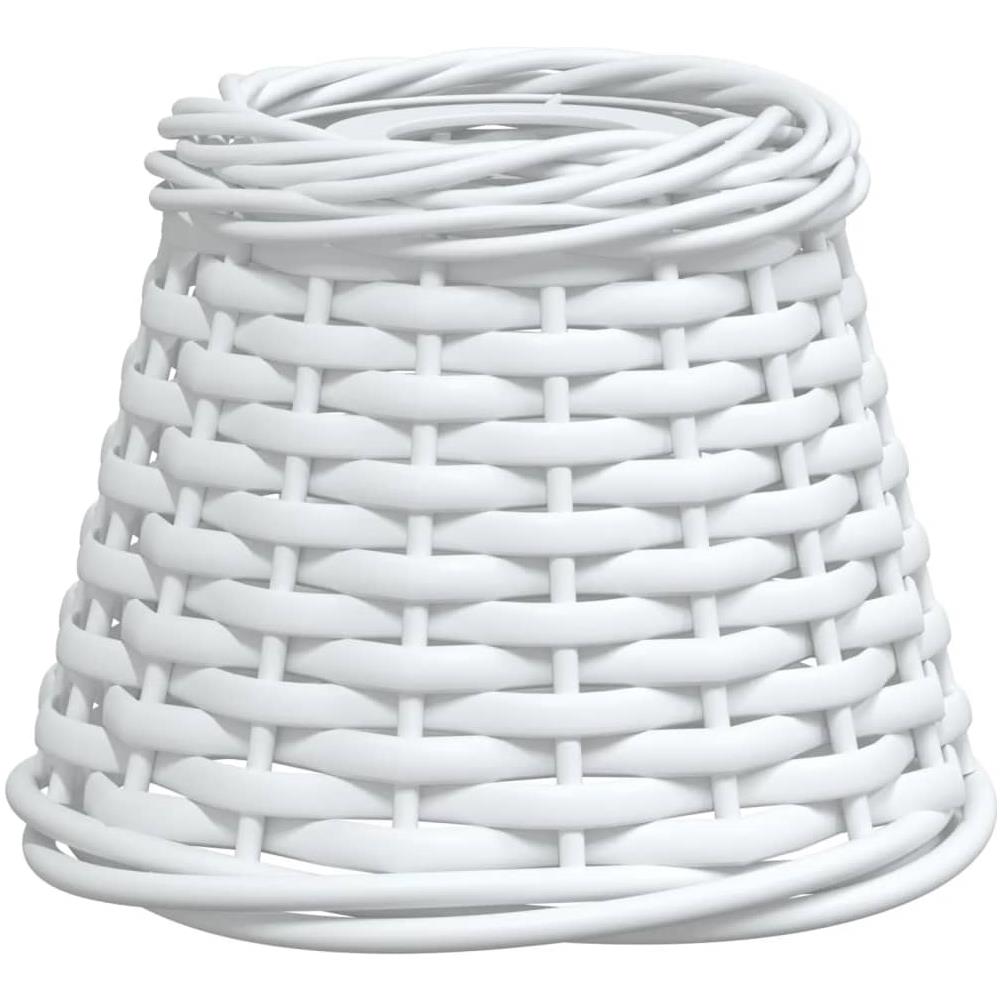 Paralume Da Soffitto Bianco 15x12 Cm In Vimini - Foto 2