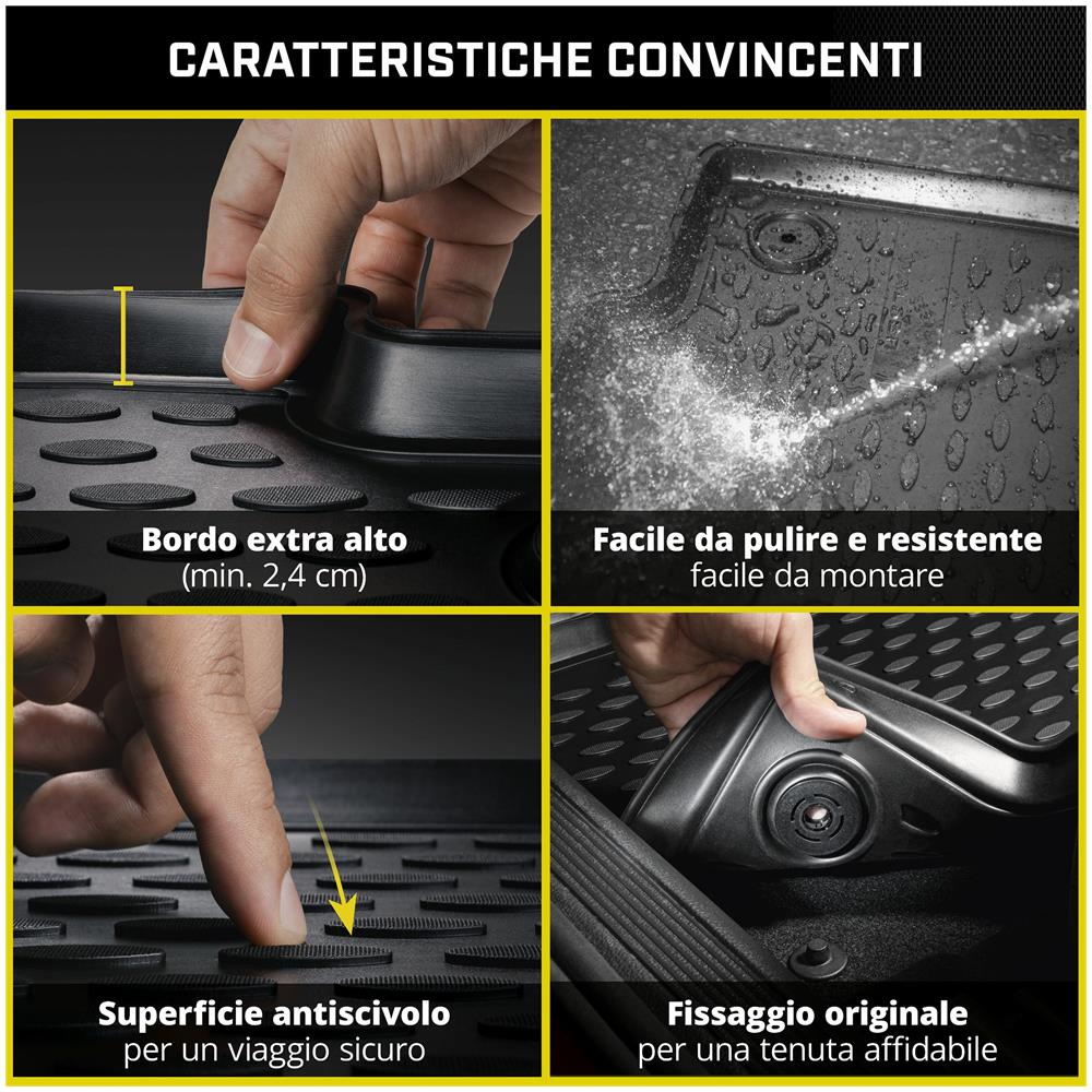 Tappetini In Gomma Per Auto Su Misura Xtr Per Opel Antara A 2006-oggi - Foto 8