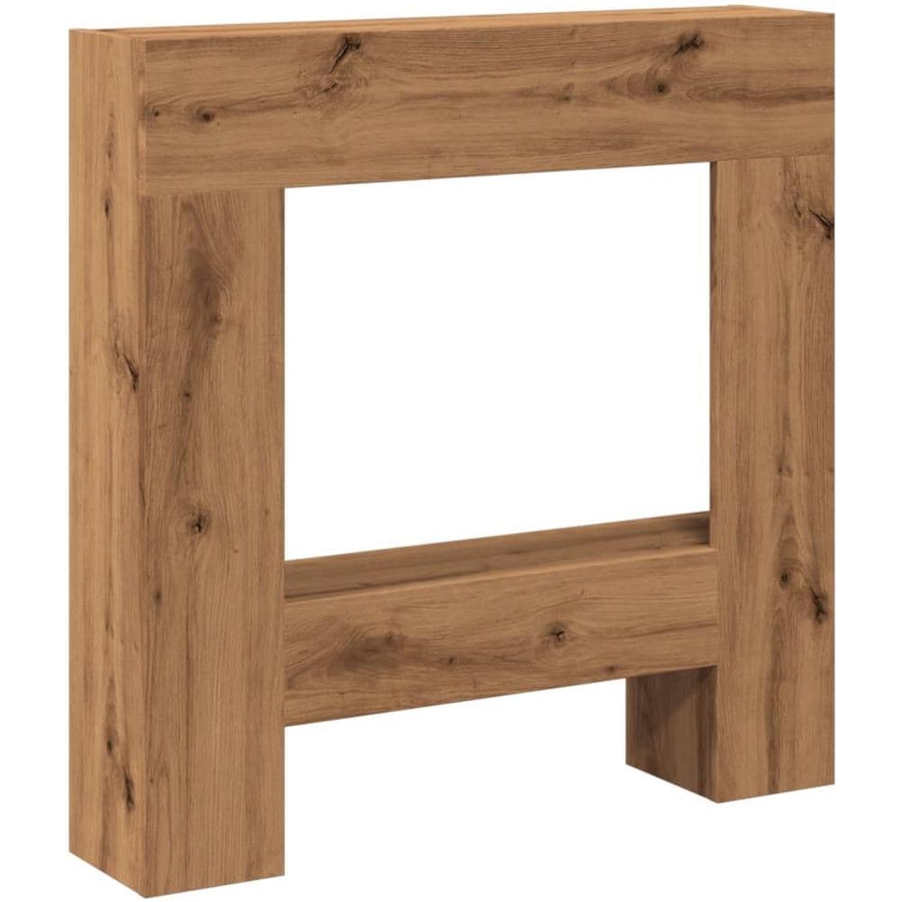 Cornice per Camino Rovere Artigianale 81x18x82 cm Truciolato - Foto 1