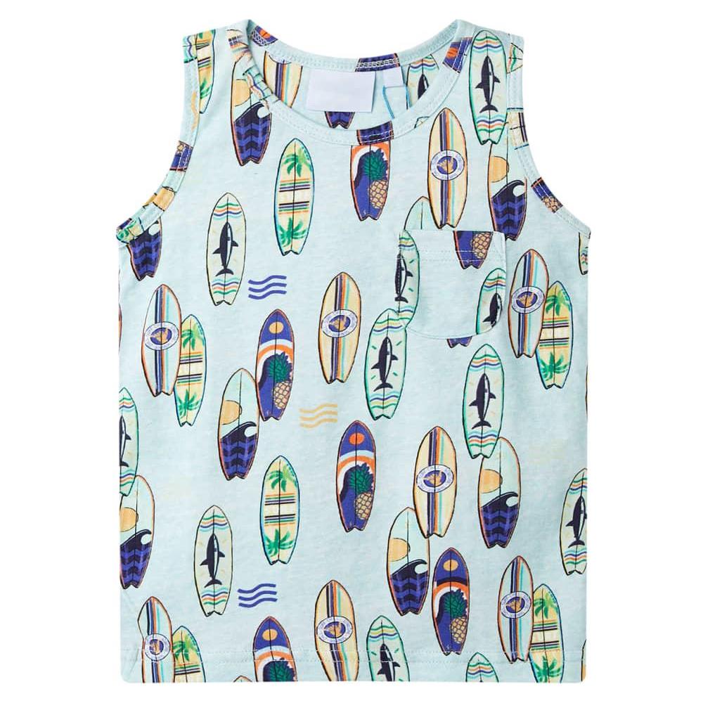 Canotta da Bambino Blu Tenue Mélange 128 - Foto 1