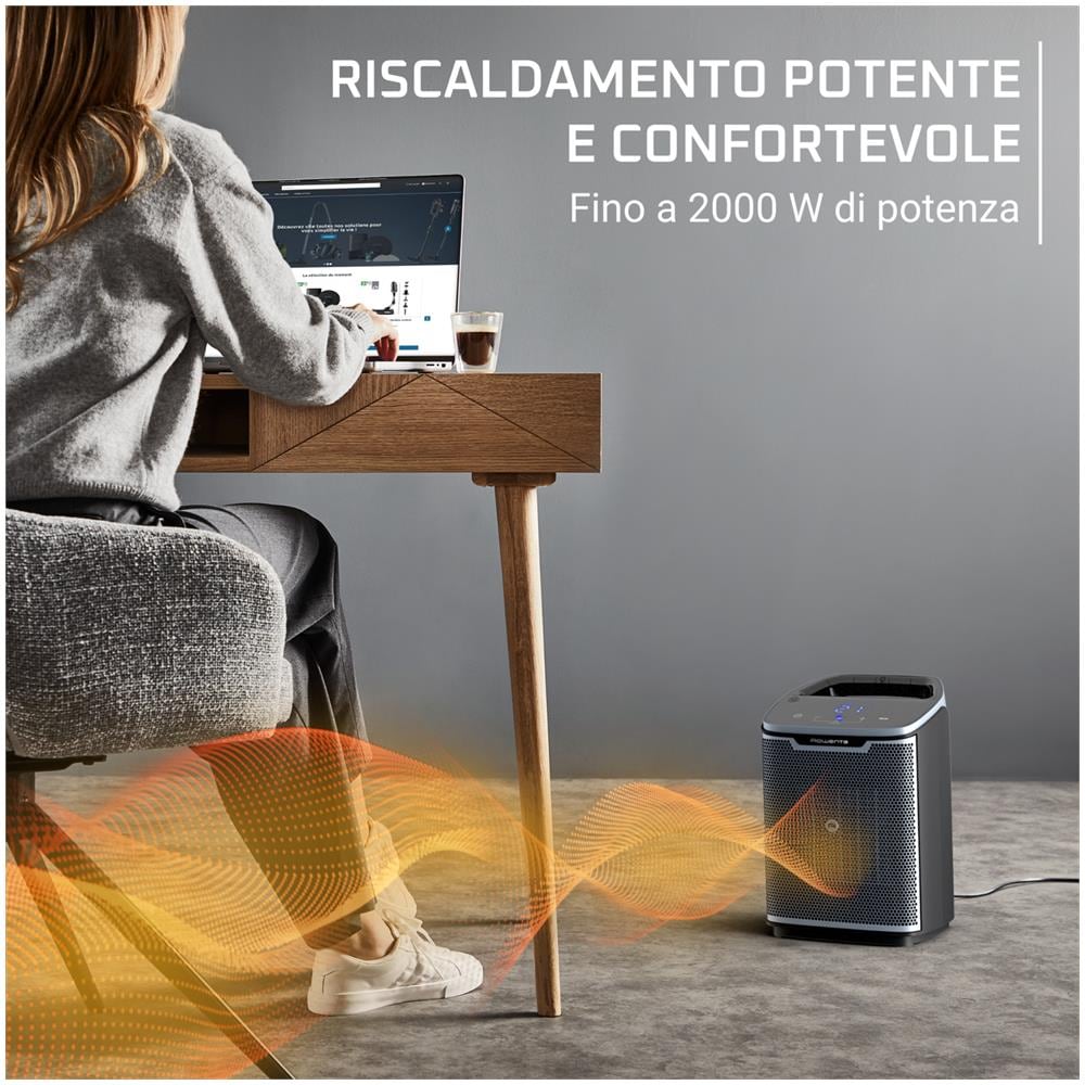 Instant Comfort +, Termoventilatore, Potente Riscaldamento in Ceramica, SO9360F0 - Foto 2