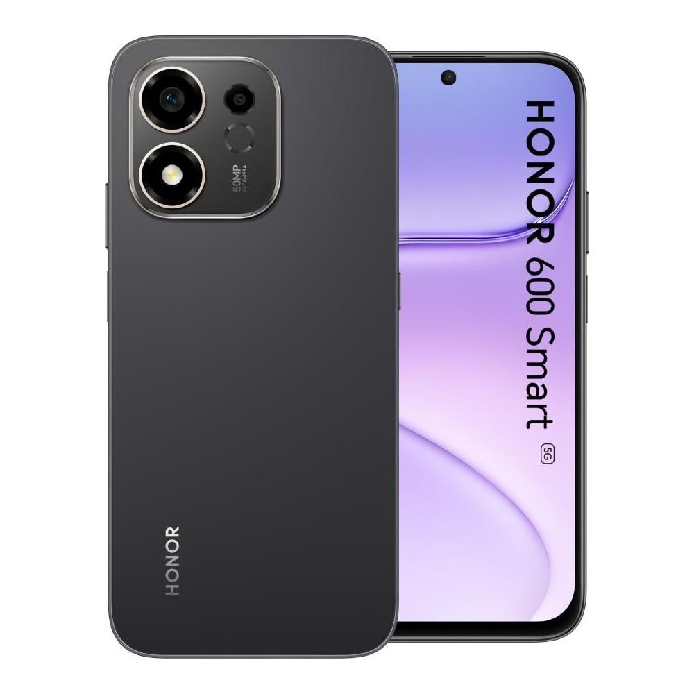 600 Smart 5G 256GB 4GB Ram Display 6.87" LCD Main Camera 50MP Selfie 5MP Dual nanoSim Android MagicOS 10 Snapdragon 4 Gen4 7700mAh Black Velvet - Foto 1