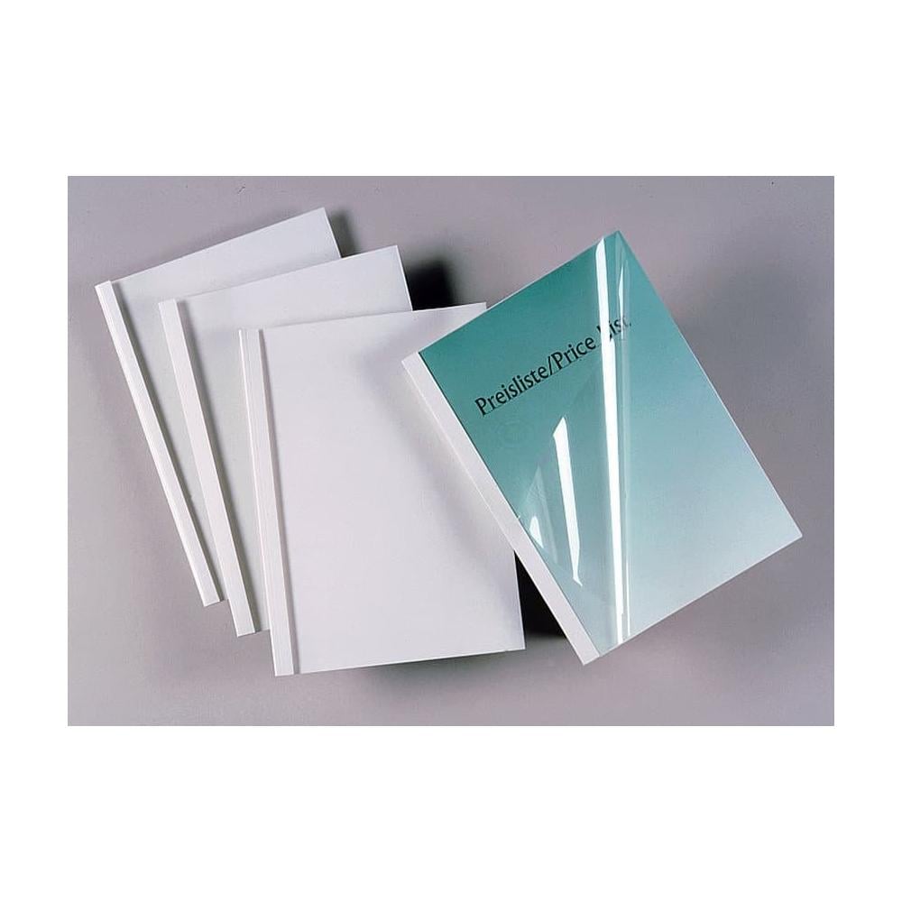 conf. 100 Cartelline termictrasp / bianco 220g 8mm IB370052 - Foto 2