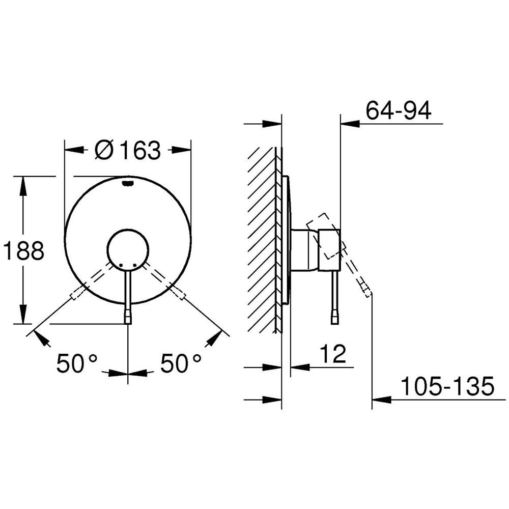 Miscelatore Parte Esterna per Doccia - Foto 2