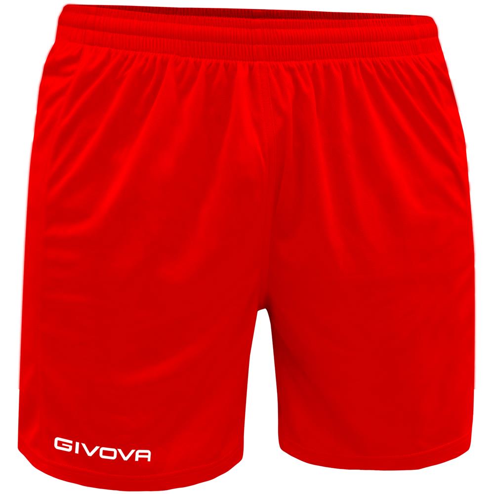 Pantaloncino Givova One Givova Rosso Corsa Sport Uomo Staff Running Jogging Allenamento Relax Calcio Calcetto Torneo Scuola Sport - Taglia S - Foto 1