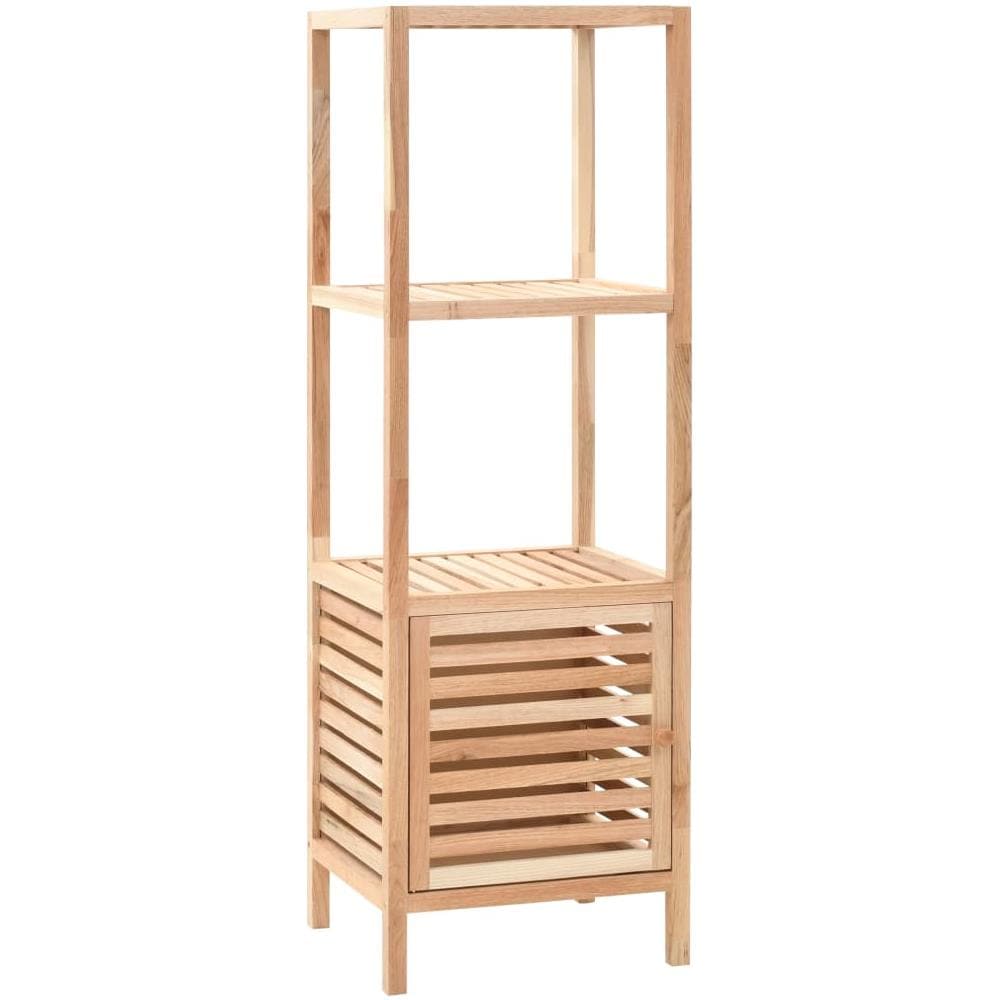 Armadietto da Bagno in Legno Massello di Noce 39,5x35,5x123 cm - Foto 1