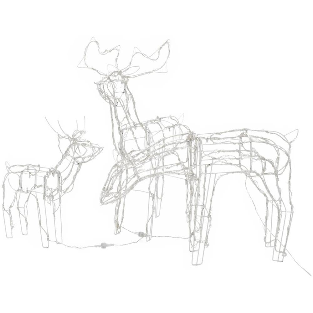 Decorazioni di Natale a Forma di Renne 3 pz 229 LED - Foto 2