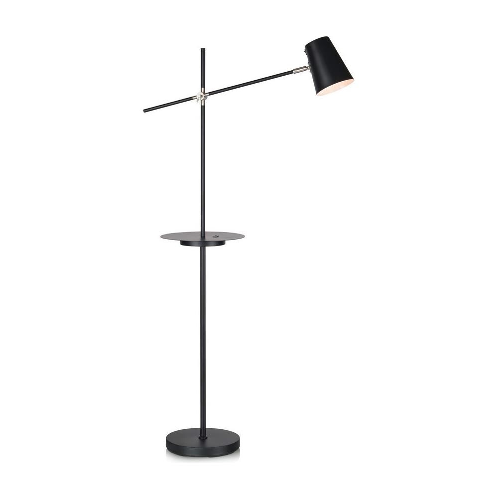 Lampada Da Terra Da Lavoro Per Interni A 1 Luce Nera, E14 - Foto 1