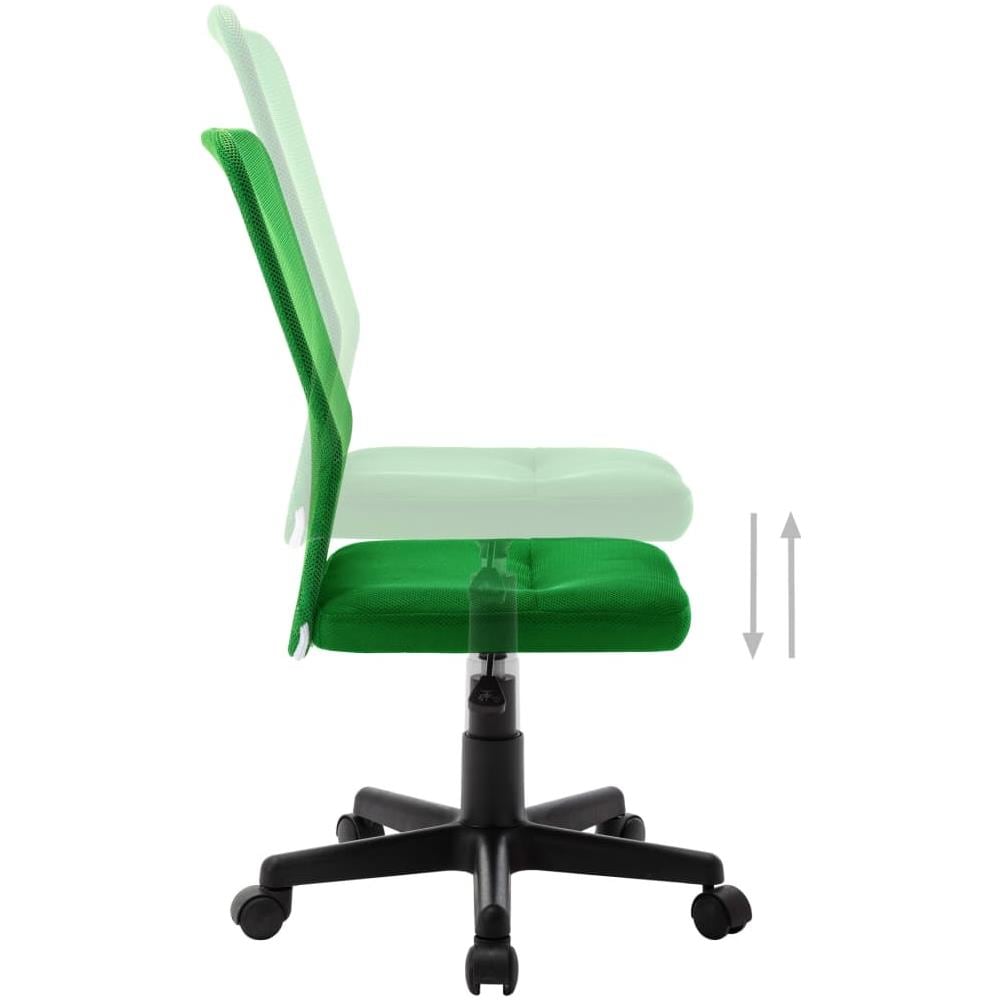 Sedia da Ufficio Verde 44x52x100 cm in Tessuto a Rete - Foto 8