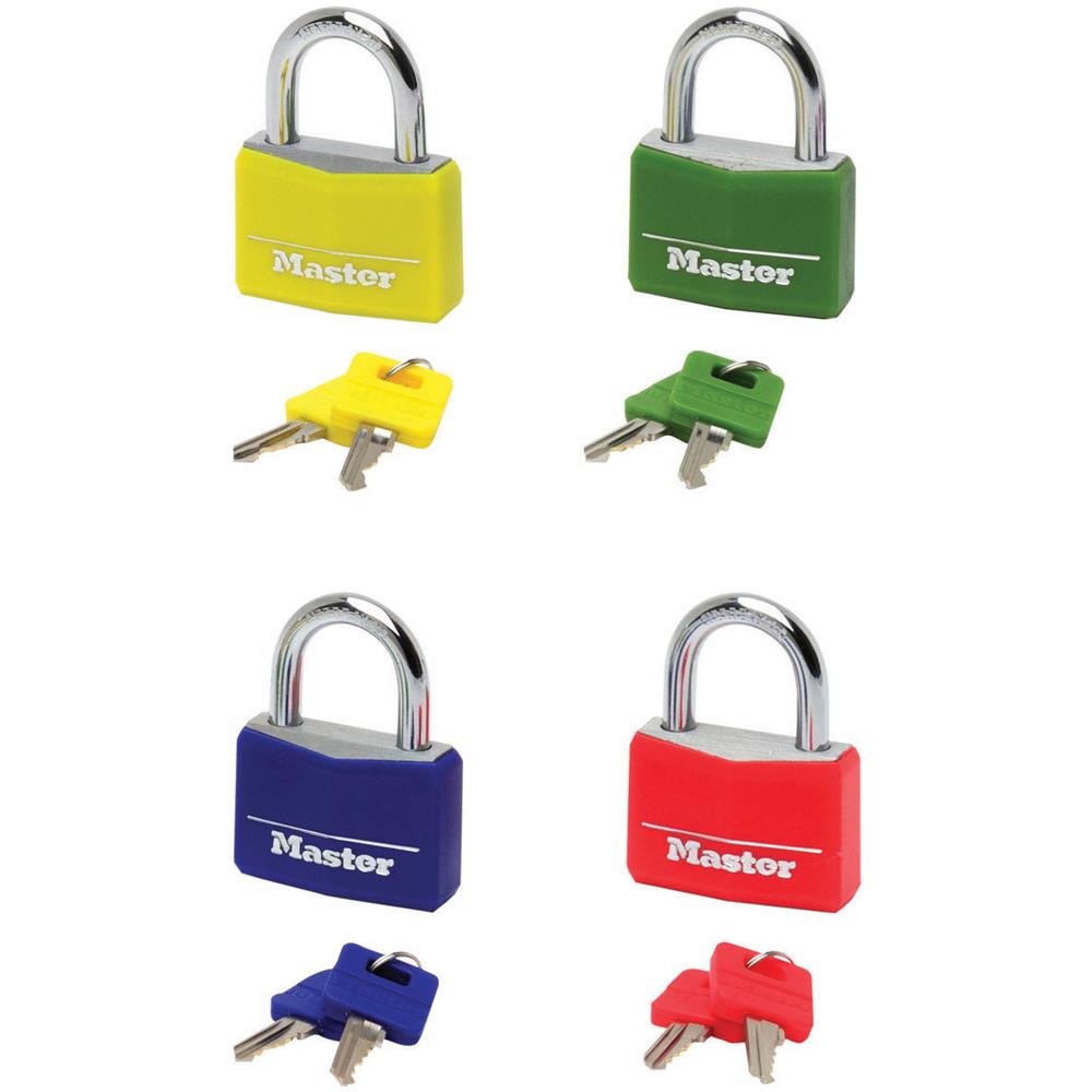 9141EURDCOL, Key lock, Keyed to differ, Storage locker, Cassetta degli attrezzi, Blu, Verde, Rosso, Giallo, Alluminio, Acciaio - Foto 2