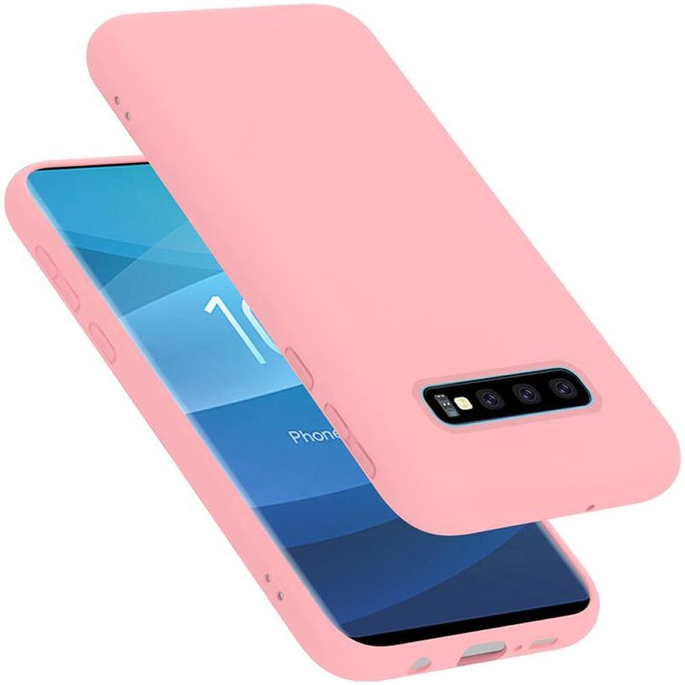 Custodia Compatibile Con Samsung Galaxy S10 Plus In Liquid Rosa - Coperchio Protettivo In Silicone Tpu Flessibile - Foto 1