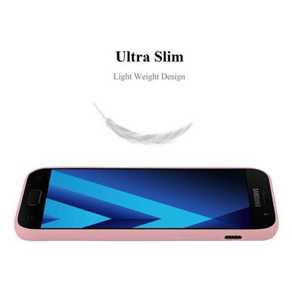 Custodia Compatibile Con Samsung Galaxy A5 2017 In Candy Rosa - Coperchio Protettivo In Silicone Tpu Flessibile - Foto 8