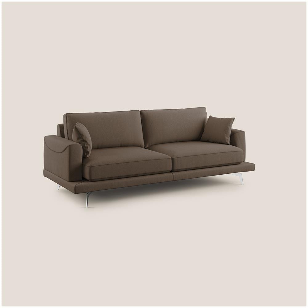 Dorian Divano Lineare Antimacchia T05 Marrone - Foto 2
