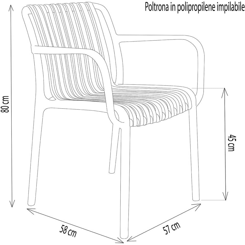 Faffy - Poltrona Da Giardino In Resina - Foto 2