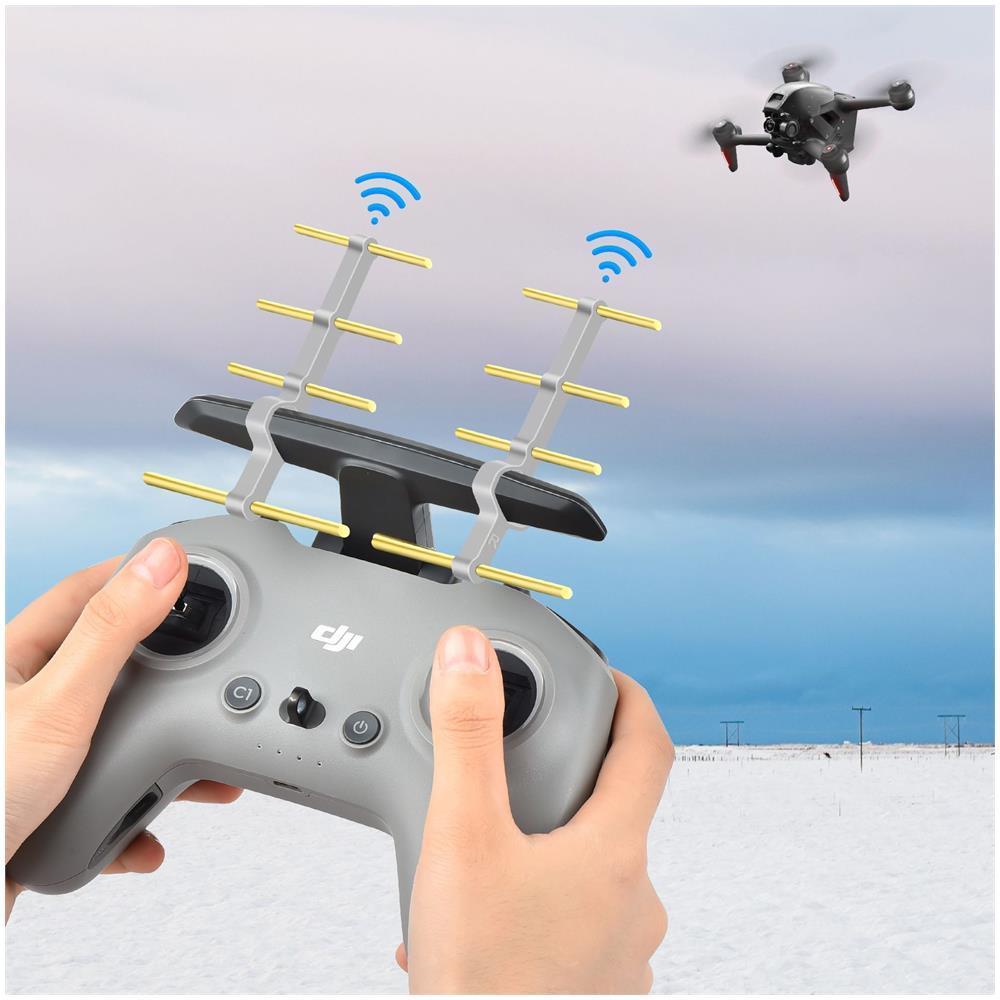 1 Coppia 2.4-ghz Yagi-uda Antenna Range Extender Signal Booster Per Dji Avata /fpv Multicolor - Foto 2