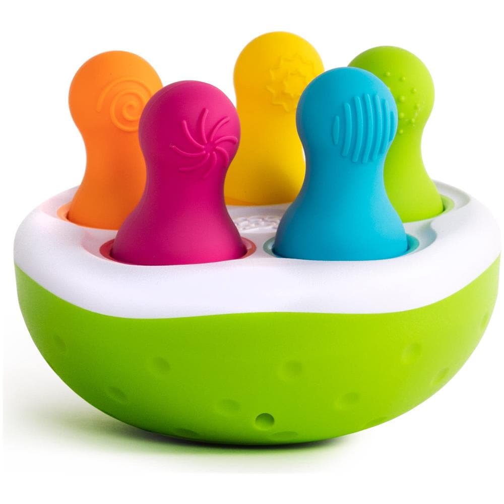 F248 Fat Brain Spinnypins, Set Da Costruzione Per Bambini In Età Prescolare, Rotazione E Ordinamento, Giocattolo Per Lo Sviluppo Precoce Per Bambini Dai 18 Mesi In Su, Multicolore - Foto 1