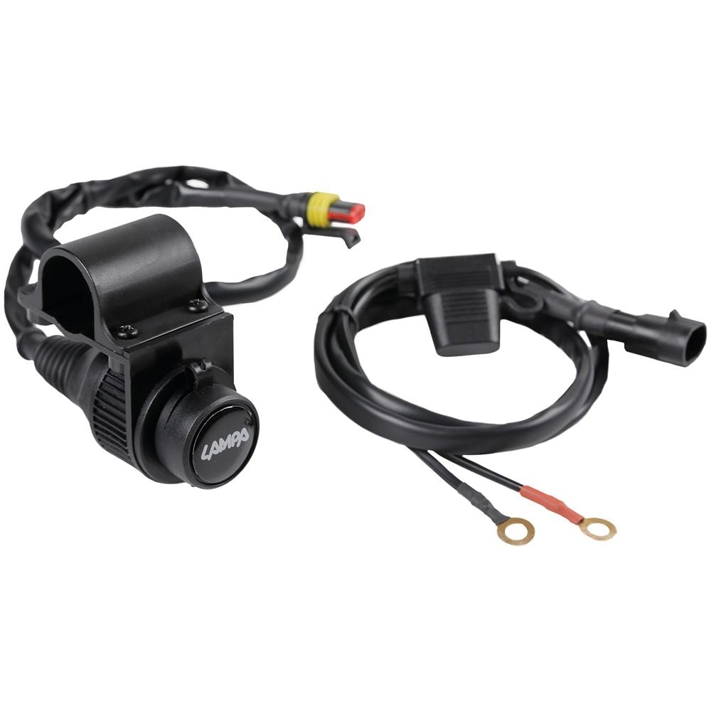 Presa Corrente Standard Per Fissaggio A Manubrio - 12v - 12a Max - Foto 3