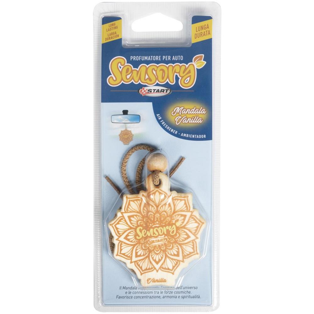 Sensory Profumatore Per Auto In Legno - Profumazione Vaniglia - Da Appendere Allo Specchietto - Foto 3