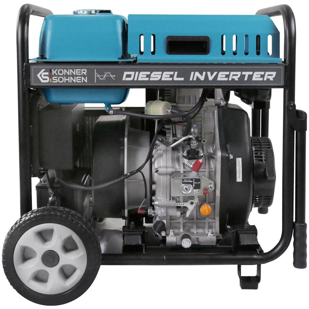 Generatore inverter diesel KS 6100iDE ATSR Tensione, V 230 Potenza massima /nominale (230V), kW 5.5/5 - Foto 1