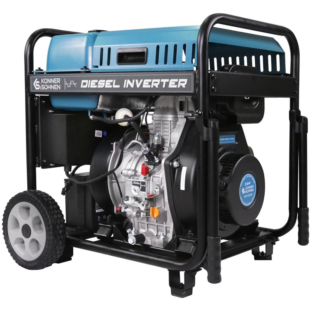 Generatore inverter diesel KS 6100iDE ATSR Tensione, V 230 Potenza massima /nominale (230V), kW 5.5/5 - Foto 2