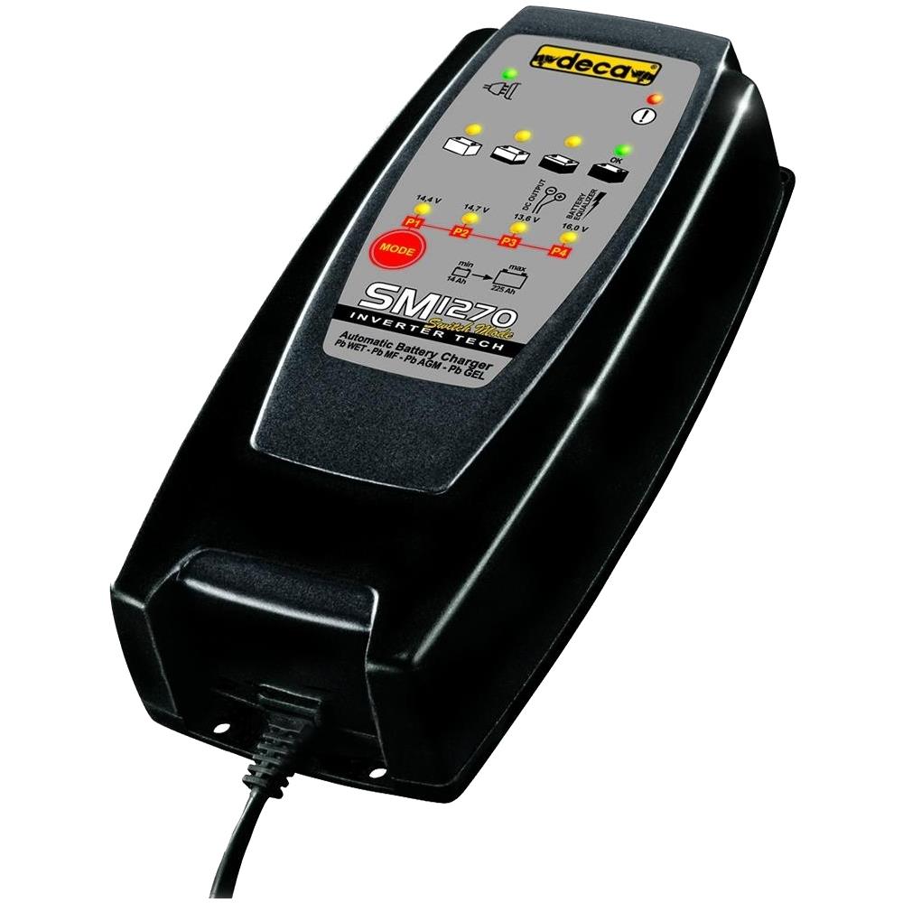 Carica Batterie Sm1270 Per Moto E Auto 14ah A 225ah 12v Caricabatteria - Foto 1
