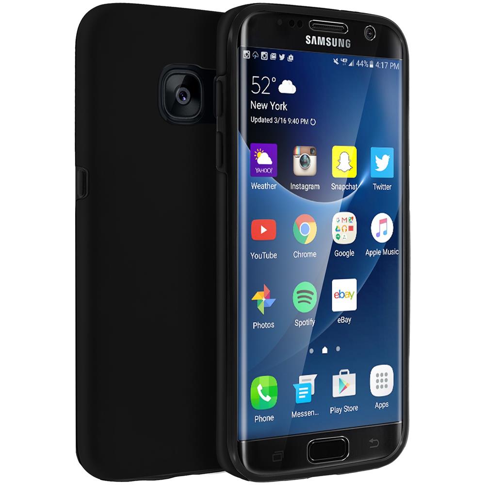 Cover Integrale Nera Retro + Davanti Galaxy S7 Edge - Foto 1