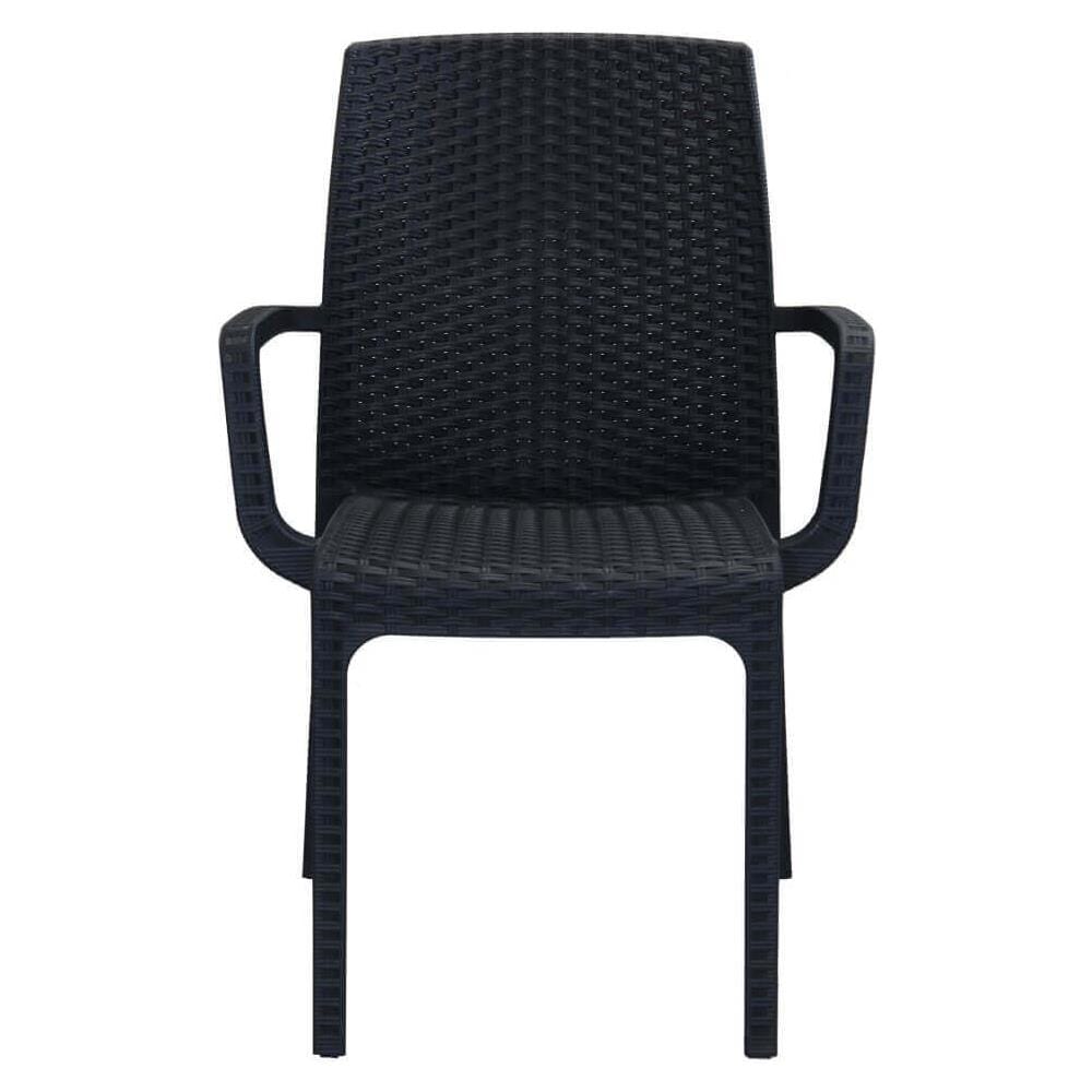 Alma - Poltrona Da Giardino Impilabile In Wicker Stampato - Foto 2