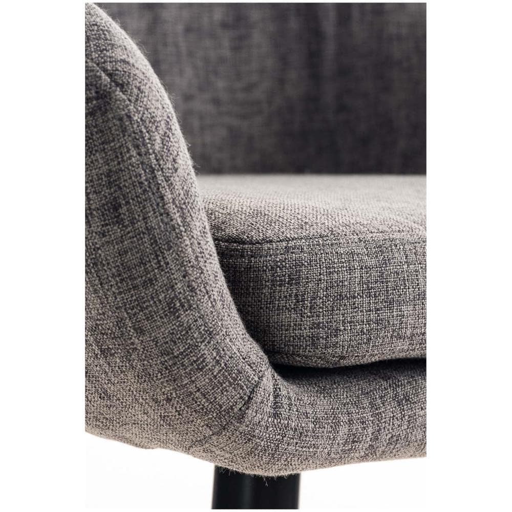 Grant - Set di 2 sgabelli da Bar con Imbottitura di Alta qualità e Rivestimento in Tessuto, con Struttura a 4 Piedi, in Legno - Foto 5