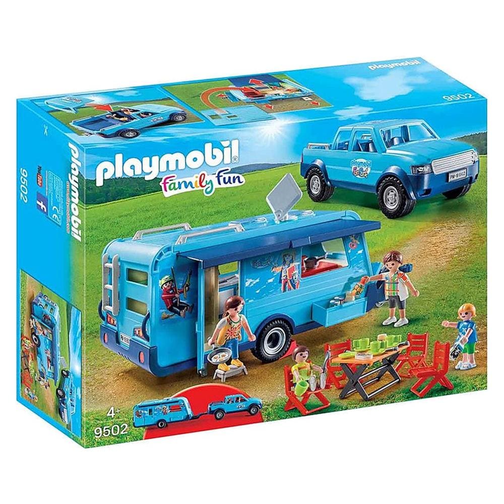 9502 Family Fun - Famille Avec Voiture Et Caravane - Foto 1