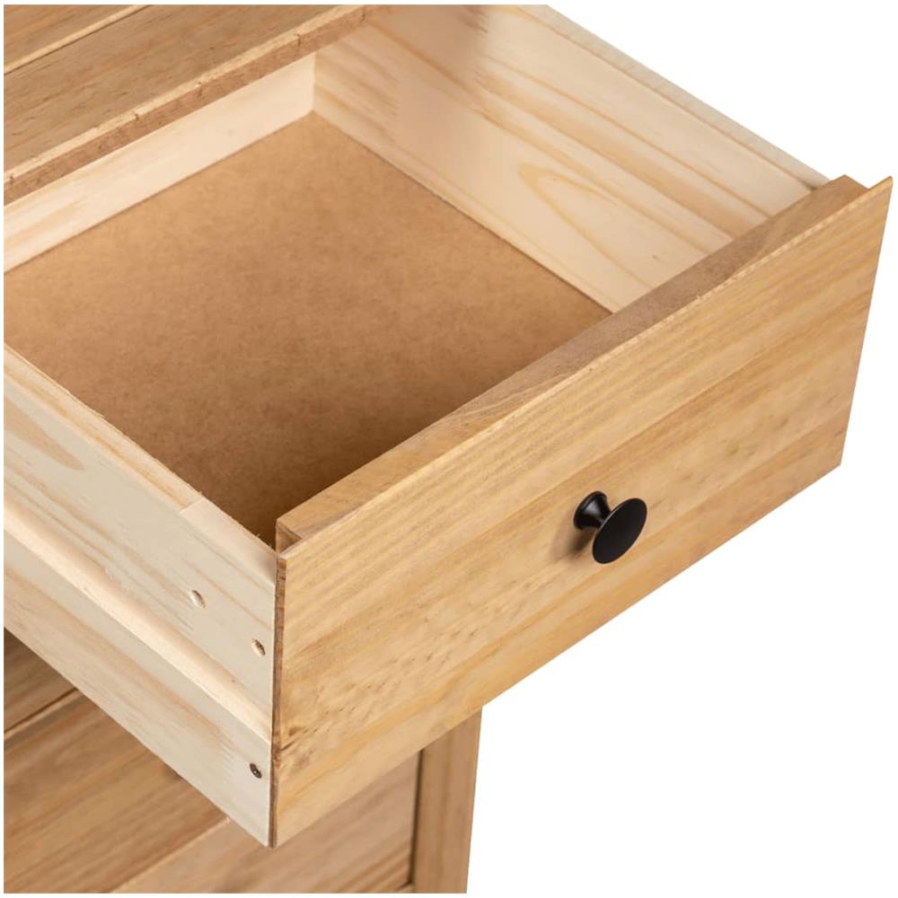 Credenza 46x40x89 cm in Legno Massello di Pino Panama Range - Foto 8