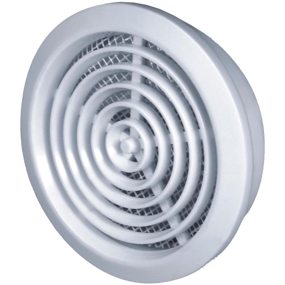 80mm Diametro Foro Bianco Rotondo Porta Aria Sfogo Griglia Mobili In Legno - Foto 1