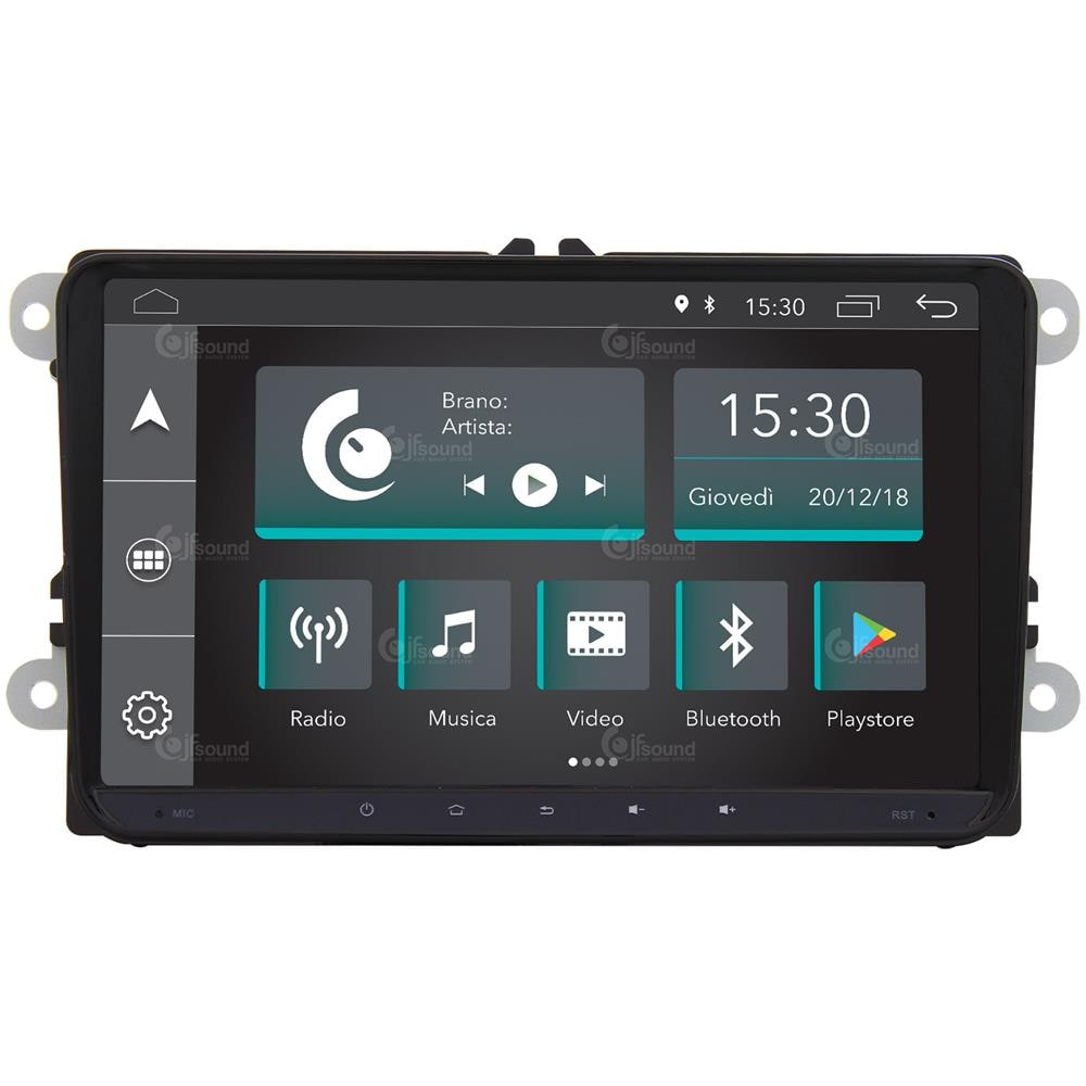 Autoradio Custom Fit Volkswagen Android Gps Bluetooth Wifi Dab Usb Full Hd Touchscreen Display 9” - Foto 1