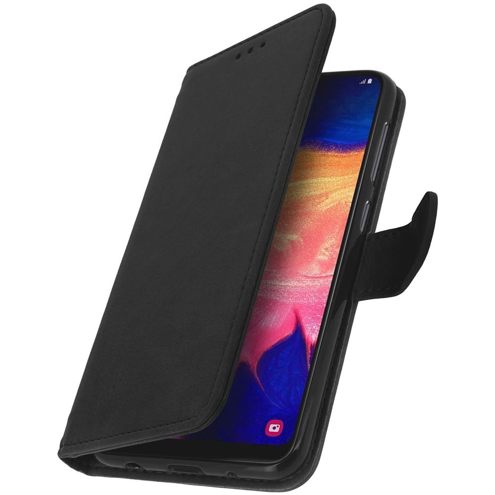 Custodia Galaxy A10 Portacarte Funzione Supporto Cover Silicone - Nero - Foto 5