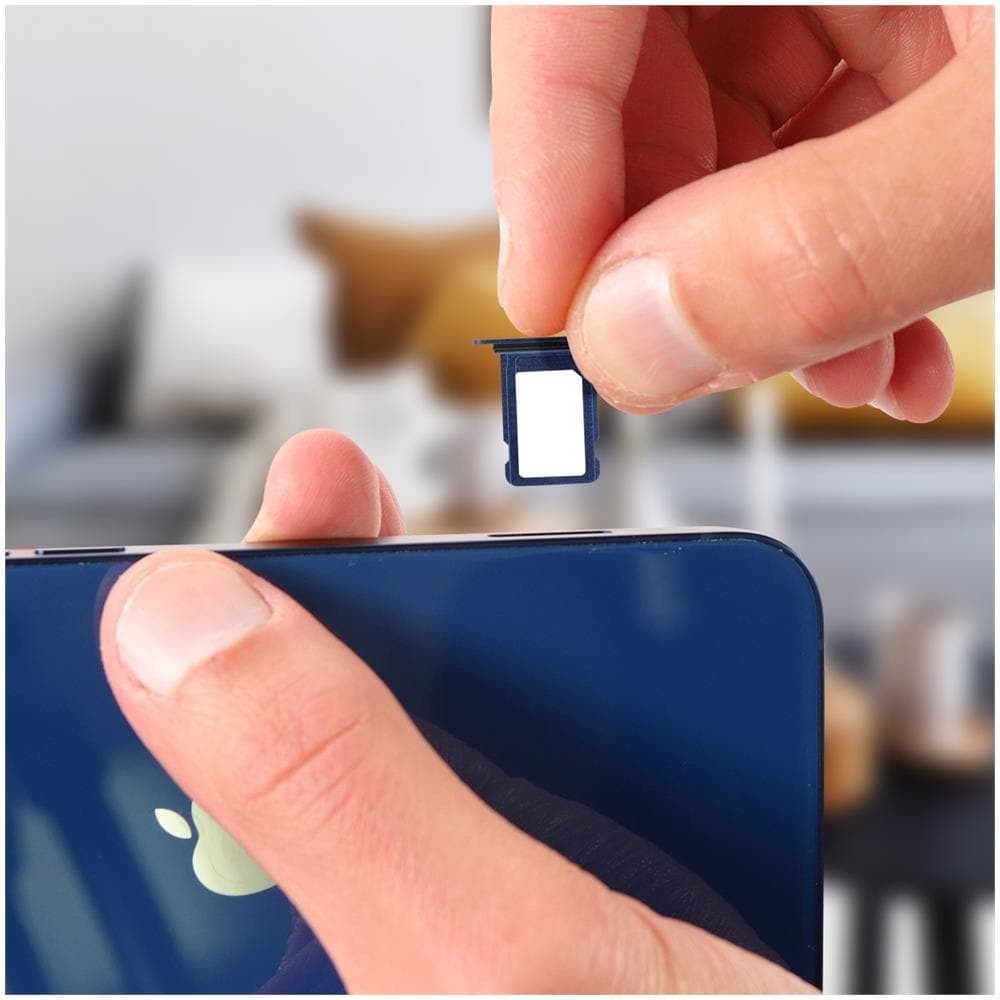 Alloggio Sim Iphone 12 Mini Supporto Scheda Nano Sim Di Ricambio - Blu - Foto 2